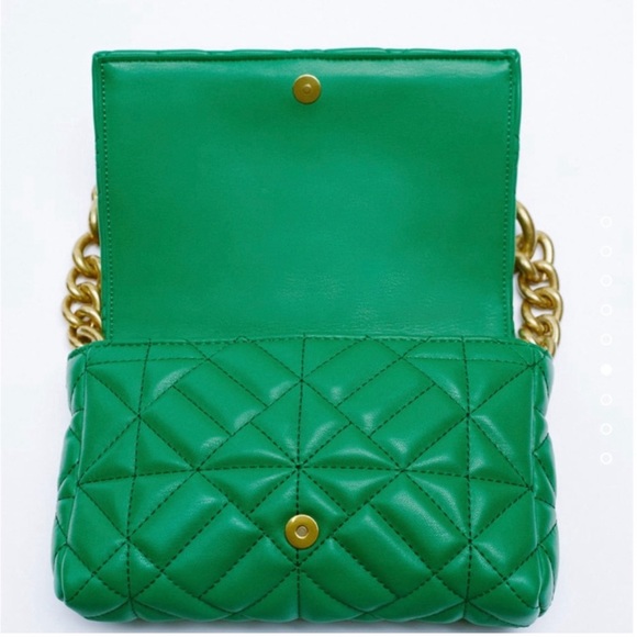 Green Quilt Zara bag - Picture 7 of 12